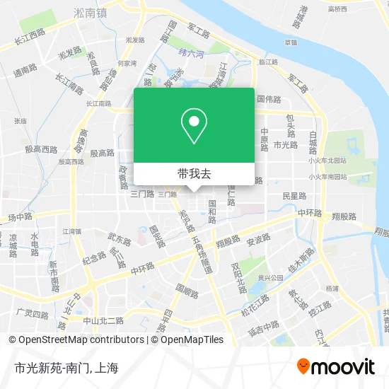 市光新苑-南门地图