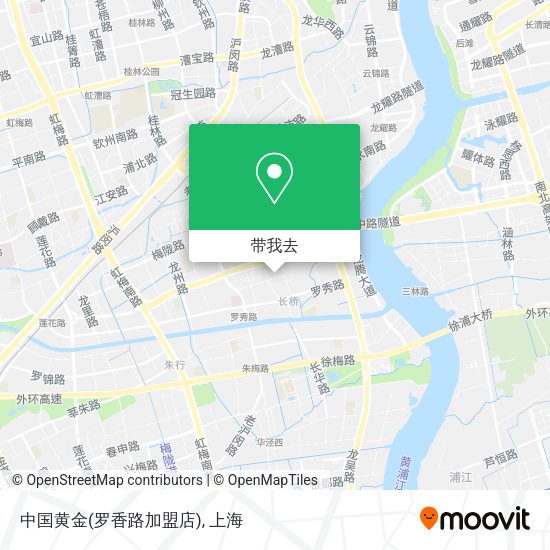 中国黄金(罗香路加盟店)地图