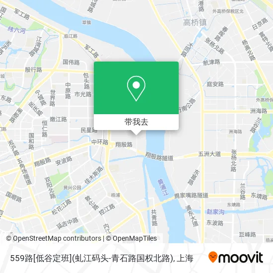 559路[低谷定班](虬江码头-青石路国权北路)地图
