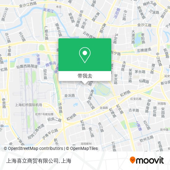 上海喜立商贸有限公司地图