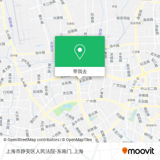上海市静安区人民法院-东南门地图