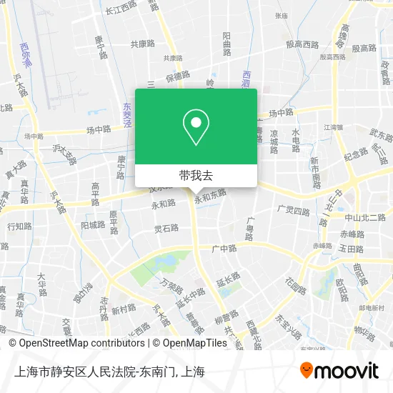 上海市静安区人民法院-东南门地图