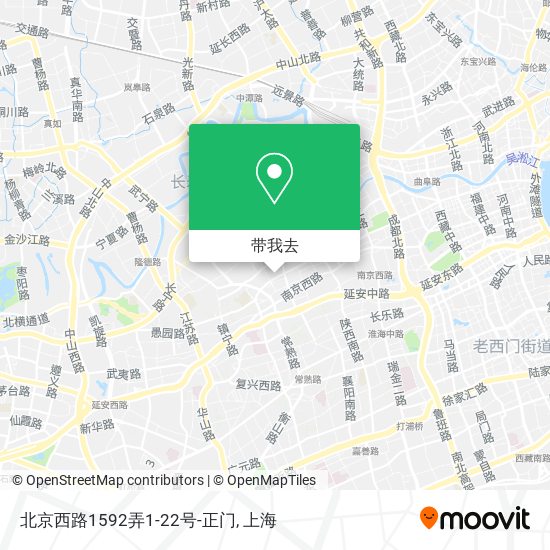 北京西路1592弄1-22号-正门地图