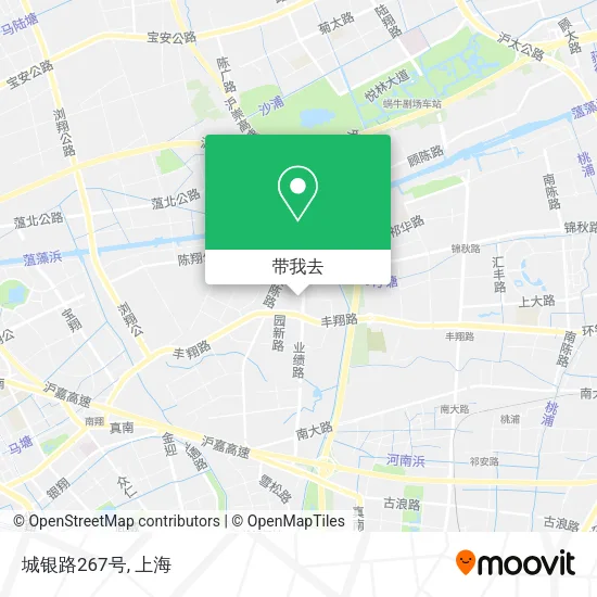 城银路267号地图