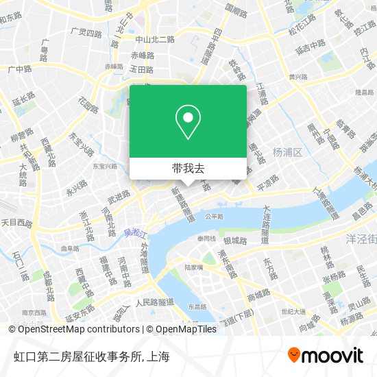 虹口第二房屋征收事务所地图