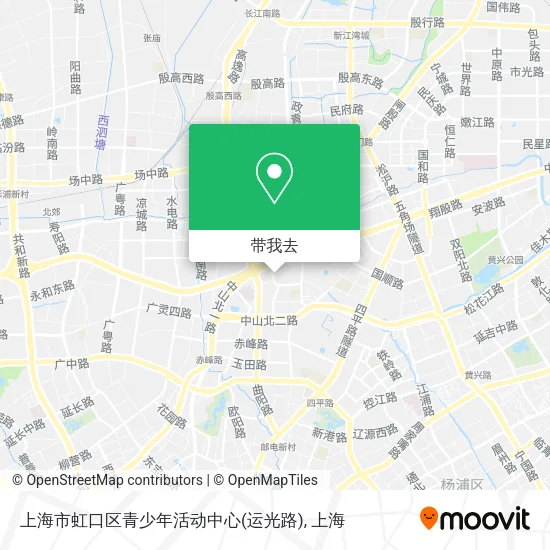 上海市虹口区青少年活动中心(运光路)地图