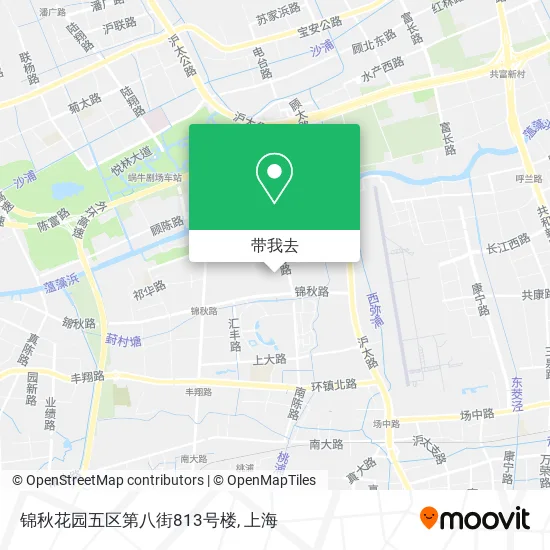 锦秋花园五区第八街813号楼地图