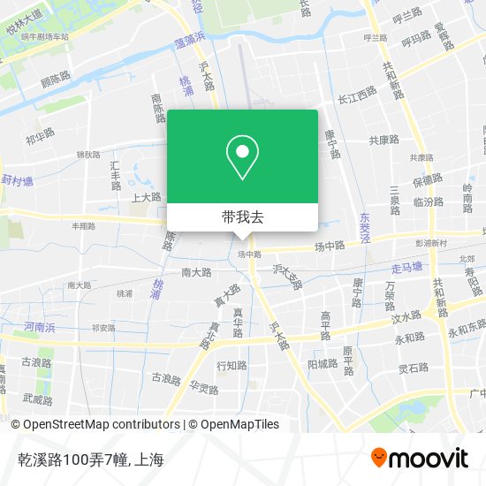 乾溪路100弄7幢地图