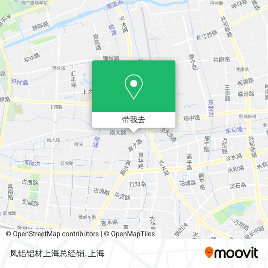 凤铝铝材上海总经销地图