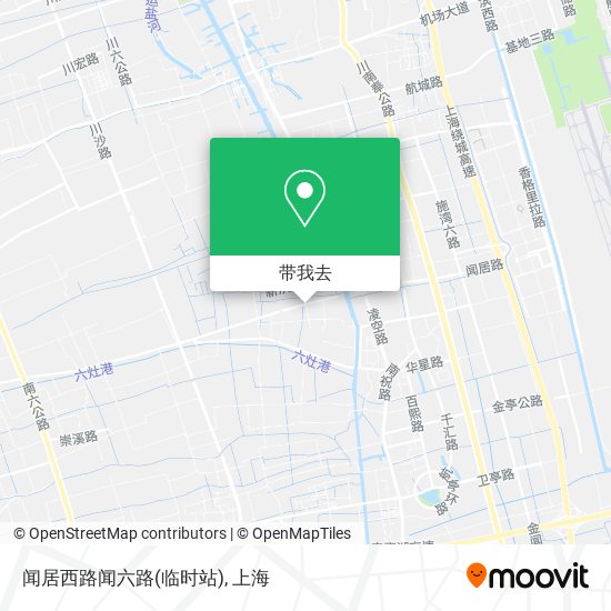 闻居西路闻六路(临时站)地图