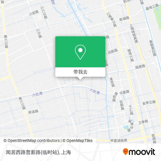 闻居西路普新路(临时站)地图