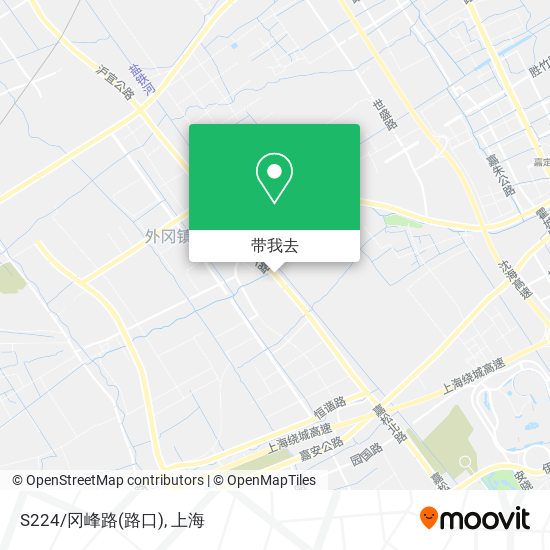 S224/冈峰路(路口)地图