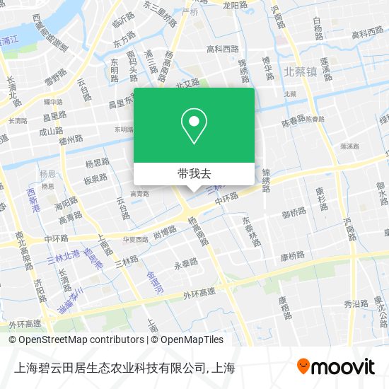 上海碧云田居生态农业科技有限公司地图