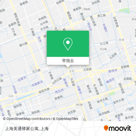 上海美通驿家公寓地图