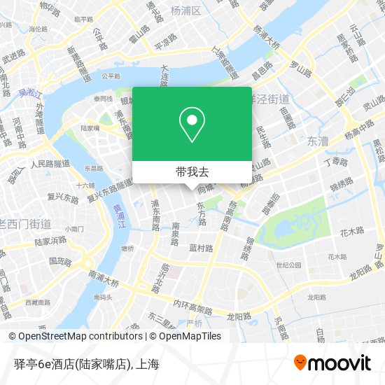 驿亭6e酒店(陆家嘴店)地图