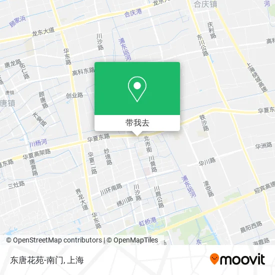 东唐花苑-南门地图