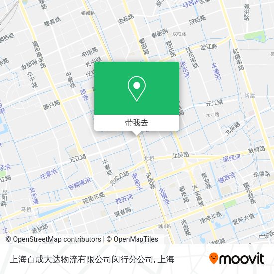 上海百成大达物流有限公司闵行分公司地图