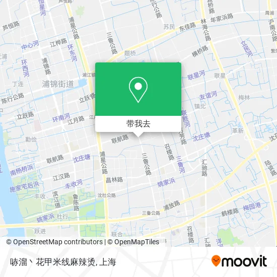 哧溜丶花甲米线麻辣烫地图