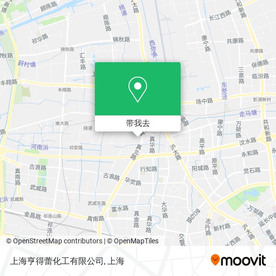 上海亨得蕾化工有限公司地图
