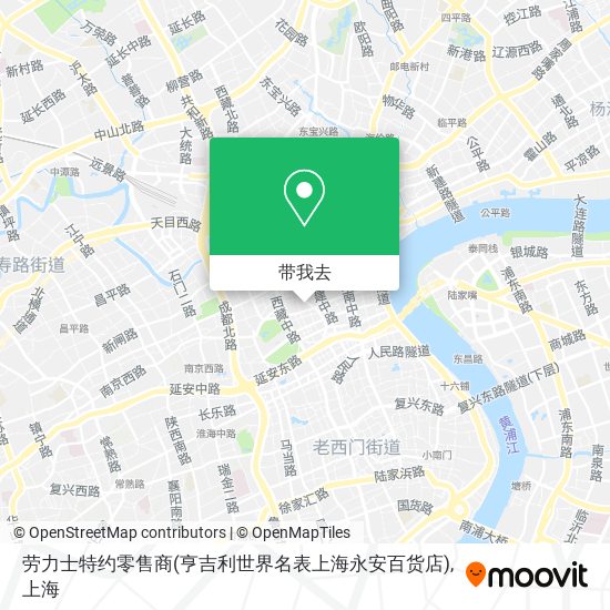 劳力士特约零售商(亨吉利世界名表上海永安百货店)地图