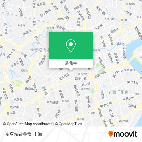 东亨精致餐盘地图