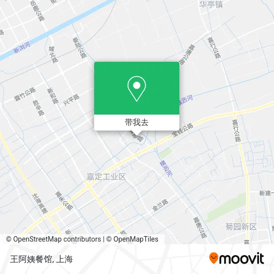 王阿姨餐馆地图