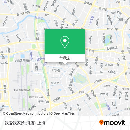 我爱我家(剑河店)地图