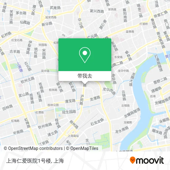 上海仁爱医院1号楼地图