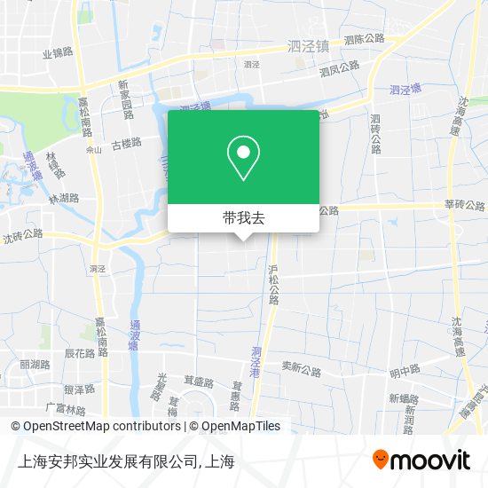 上海安邦实业发展有限公司地图