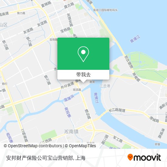 安邦财产保险公司宝山营销部地图