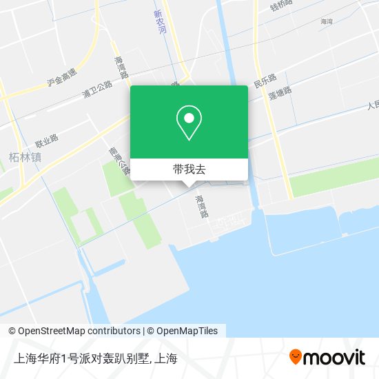 上海华府1号派对轰趴别墅地图
