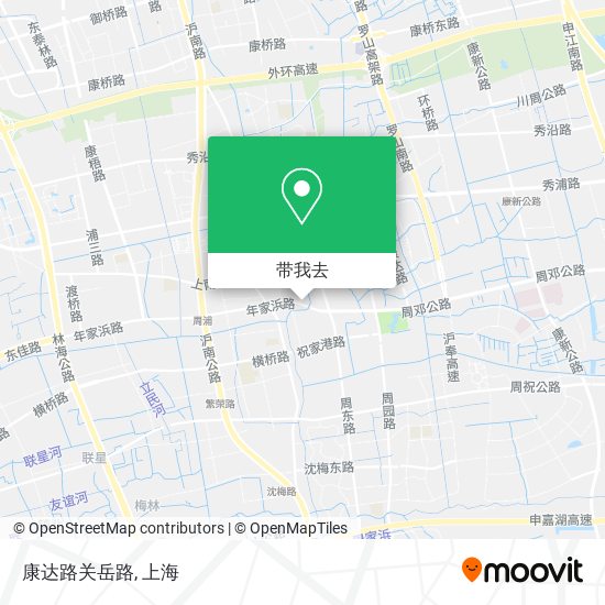 康达路关岳路地图