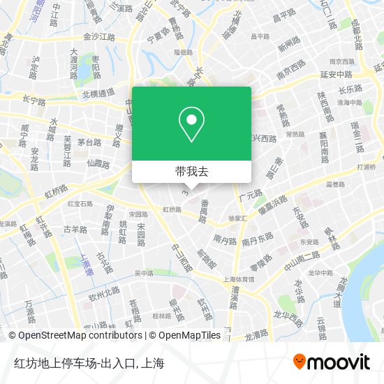 红坊地上停车场-出入口地图