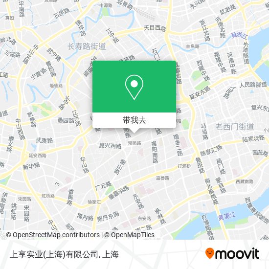 上享实业(上海)有限公司地图