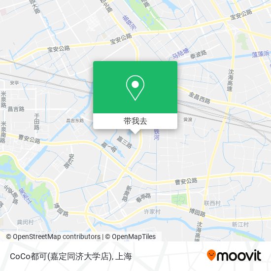 CoCo都可(嘉定同济大学店)地图