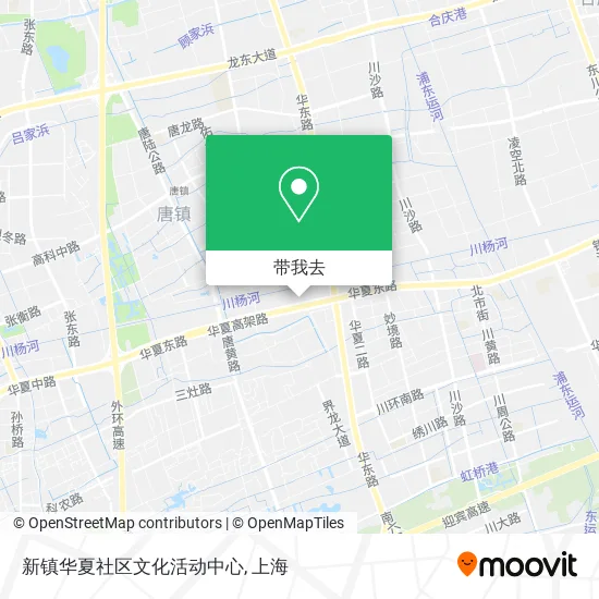 新镇华夏社区文化活动中心地图