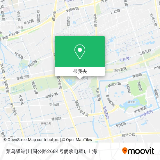菜鸟驿站(川周公路2684号俩承电脑)地图