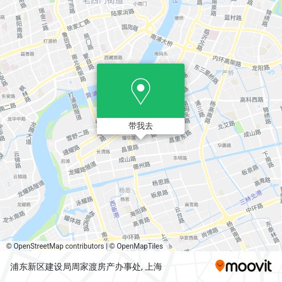 浦东新区建设局周家渡房产办事处地图