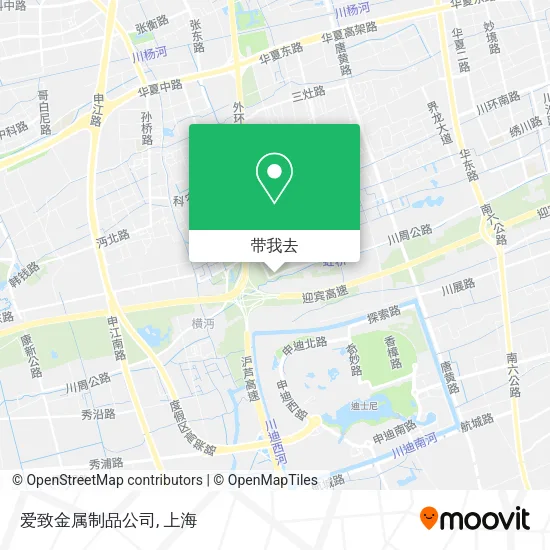 爱致金属制品公司地图
