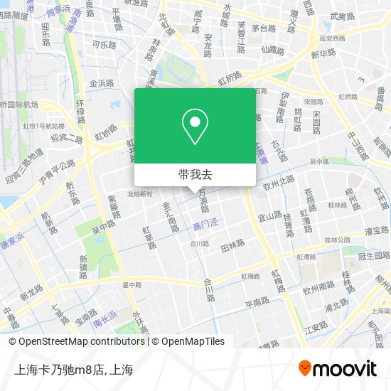 上海卡乃驰m8店地图