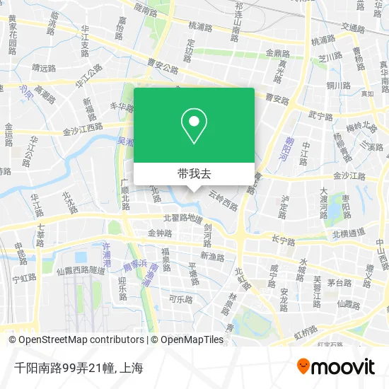 千阳南路99弄21幢地图