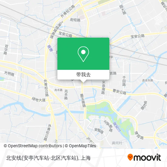 北安线(安亭汽车站-北区汽车站)地图