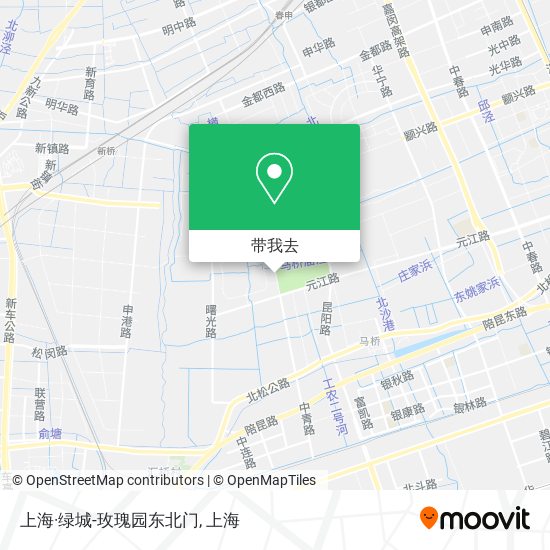 上海·绿城-玫瑰园东北门地图