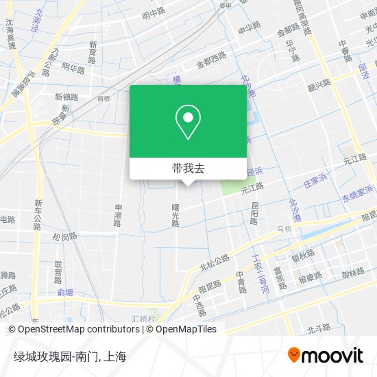 绿城玫瑰园-南门地图