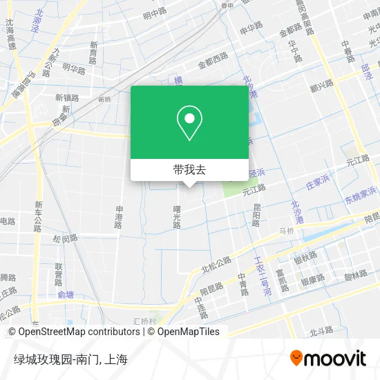 绿城玫瑰园-南门地图