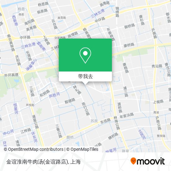 金谊淮南牛肉汤(金谊路店)地图