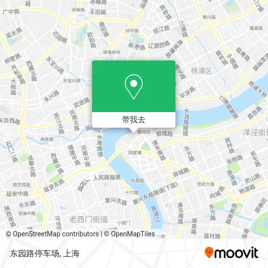 东园路停车场地图