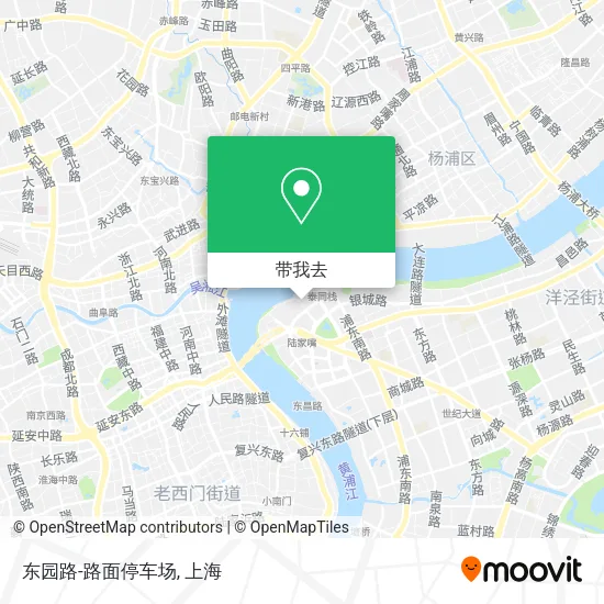 东园路-路面停车场地图
