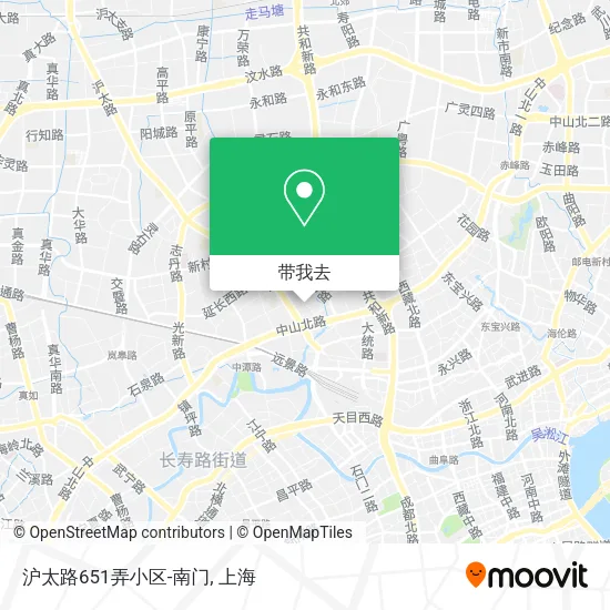 沪太路651弄小区-南门地图