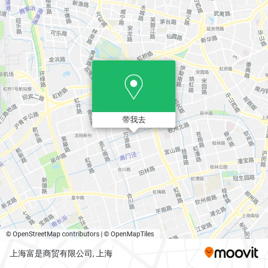 上海富是商贸有限公司地图
